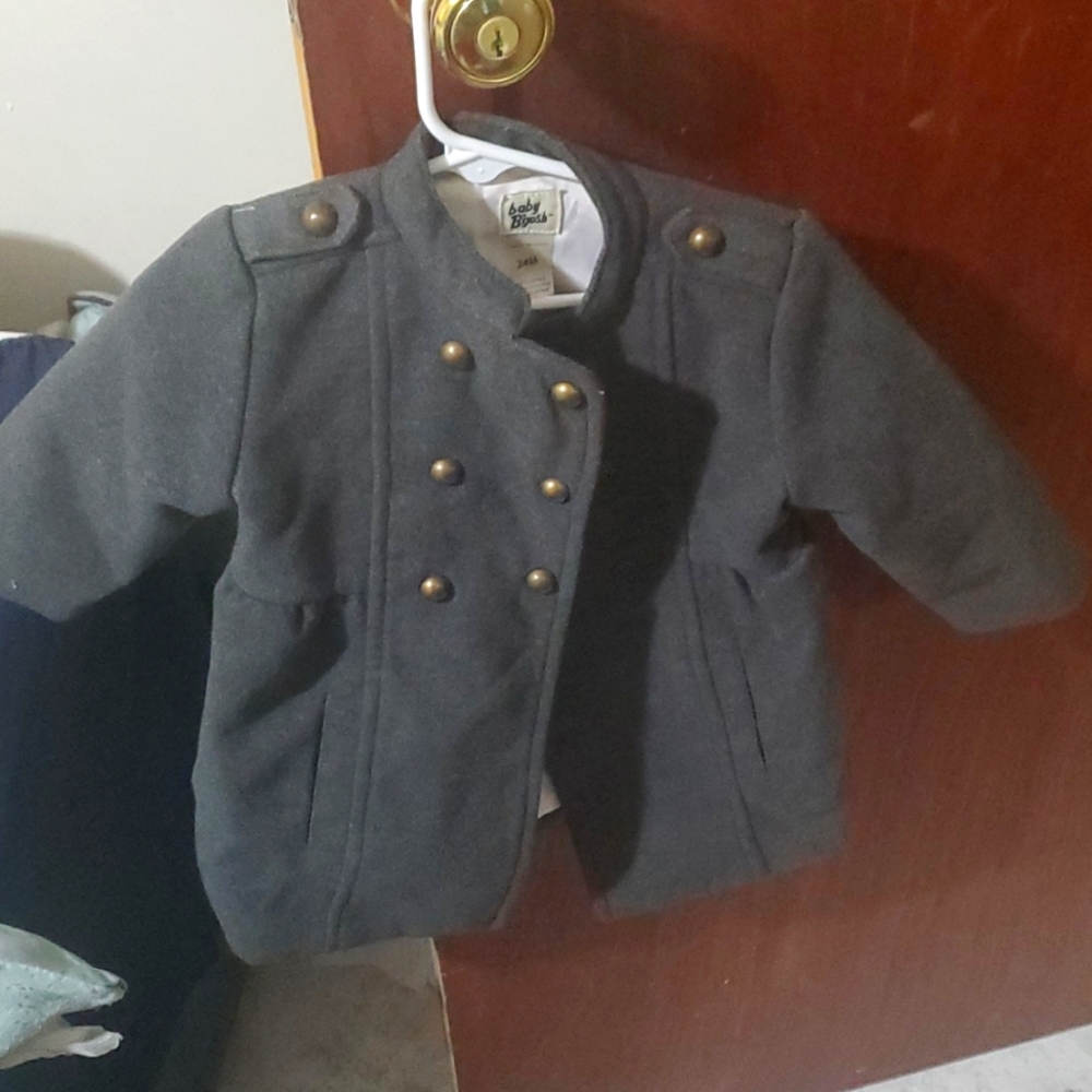 Toddler Girl's Dark Gray Coat